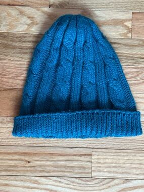 Women’s Cable Knit Beanie - Teal